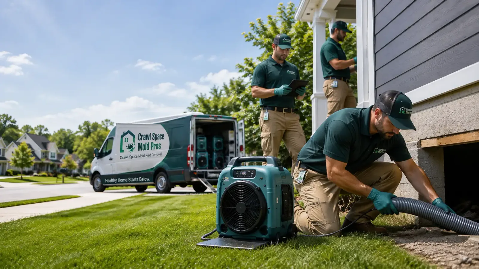 Crawl Space Mold Removal in Donald, OR